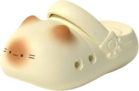 Cat Clogs for Women Lightweight EVA Platform Slides Cute Calico Kitten Pattern Slippers Cozy Non Slip Beach Outdoor in Kuwait