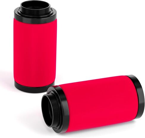 2PCS Red 0.01 Micron Precision Filter Cartridge, 1.46" x 2.95" for Filter Replacement Kit for Industrial 3 and 4 Water Treatment Systems in Kuwait