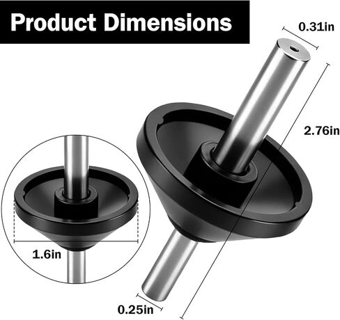 DNP617 Router Centering Cone for DE-WALT Fixed Base Compact Router,black | compatible with DEWALT router bases and works seamlessly with most 1/4-inch routers,1-pack in Kuwait