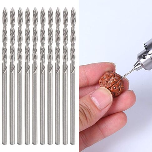 10pcs 1.75mm Straight Shank Foret 1.75mm,Foret 1.75 Drill Extra Long Jewelry Processing Pearl Drilling Machine Tools in Kuwait