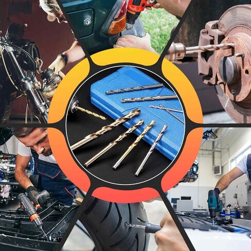 Drill Bit, 1mm Cutting Diameter, 4241 HSS Nitriding Black 118° Cutting Angle Versatile Jobber Bits - (Applications: for Drilling Plastic Wood Soft Metal), 12-Pieces in Kuwait