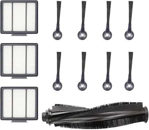Replacement Parts for Shark ION Robot RV754X01US Vacuum Cleaner, 3 HEPA Filters, 1 Main brush, 8 Side brush, Part KIT in Kuwait