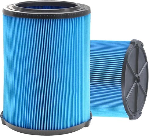 2 Pack VF5000 Replacement Filter for Ridgid for Shop Vac 6-20 Gallon Wet Dry Vacuums, 3 Layer Pleated Vacuum Filter Fits for WD1450 WD0970 WD1270 WD06700 WD1680 RV2400A in Kuwait