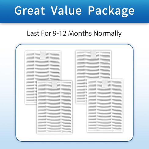 (4 Pack) C28 Omni Replacement HEPA Filters Compatible With Eufy C28 Omni Robot Vacuum and Mop Combo, Filter Kit, Replacement Parts, Filters Accessories Kit in Kuwait