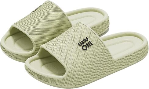 Unisex Thick Sole House Slippers for Women and Men, Non-Slip Quiet EVA Slides, Soft Cushioned Open Toe Shower Slippers for Indoor Outdoor, Bathroom Bedroom in Kuwait
