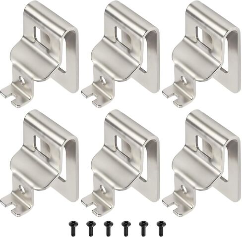 Belt Clip Hook for DeWalt 20V MAX Drill, 6 Pack Replacement Clips | 6-pack belt clip hooks for DeWalt 20V MAX drills, keeps tools secure on belt for quick access during work in Kuwait