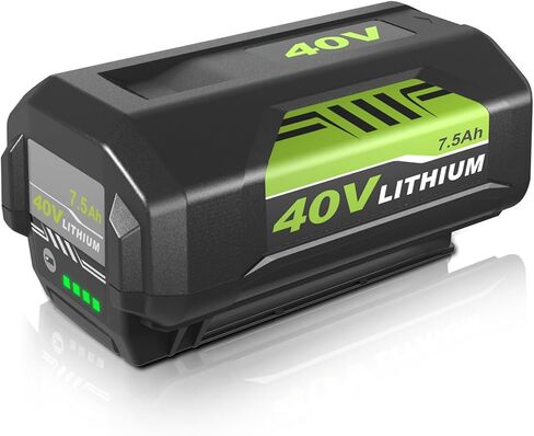 Enermall 1Pack 7.5Ah OP40601 Replacement for Ryobi 40V Battery Compatible with Ryobi 40 Volt Battery Lithium OP4040 OP40401 OP4026 OP40261 OP4050 OP40201 Compatible with 40V Battery Power Tools | Compatible with Ryobi 40 Volt Battery Lithium OP4040 OP4040 in Kuwait