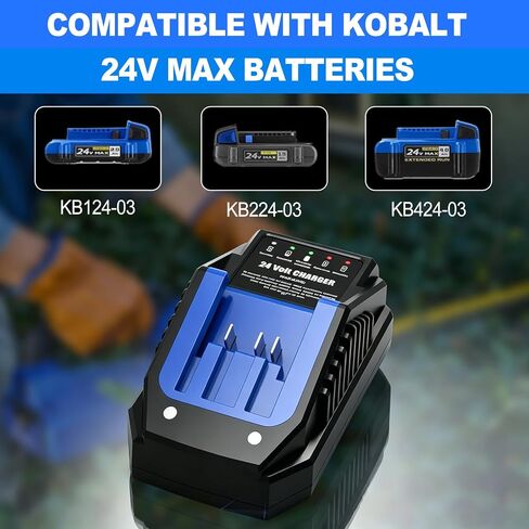 Replacement for Kobalt 24V Max Lithium Ion Battery Charger for Kobalt 24v Battery in Kuwait
