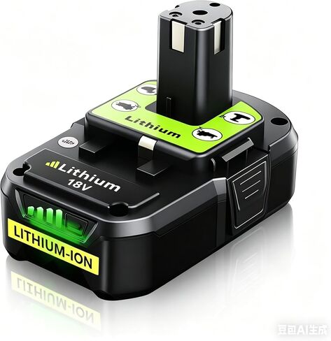 Totoplus Replacement for Ryobi 18V Battery 4.0Ah Lithium 1 Pack | Compatible with Ryobi P102 P103 P105 P107 P108 P109 P122 18v Cordless Power Tools in Kuwait