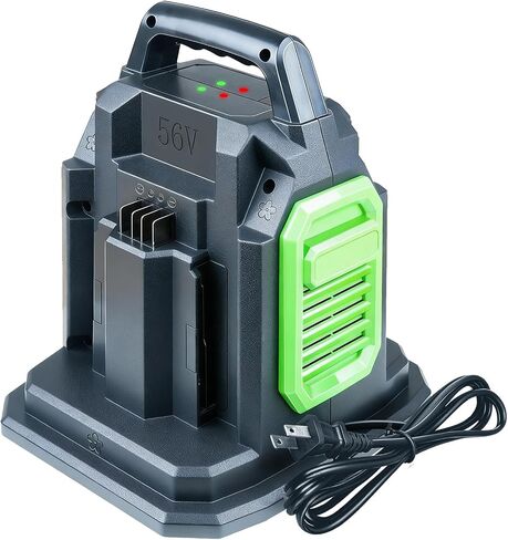 DTK Fast Charging Dual Port Replacement for EGO 56V Charger BA2800 BA4200 BA1400 CH3200 CH5500 CH2800D Rapid Ultra Turbo Battery Charger in Kuwait
