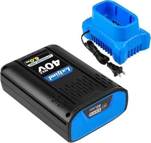 40V 6000mAh Lithium Battery and Charger Kit Replacement for Kobalt 40V Battery KB440-06 KB2540C-06 KB540-06 KB640-03 Compatible with Kobalt 40 Volt Power Tools in Kuwait
