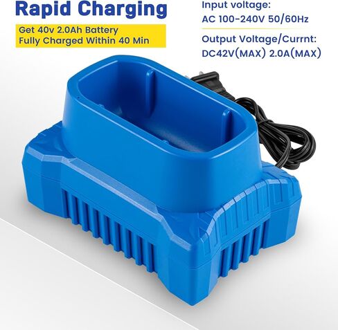 40V 6000mAh Lithium Battery and Charger Kit Replacement for Kobalt 40V Battery KB440-06 KB2540C-06 KB540-06 KB640-03 Compatible with Kobalt 40 Volt Power Tools in Kuwait