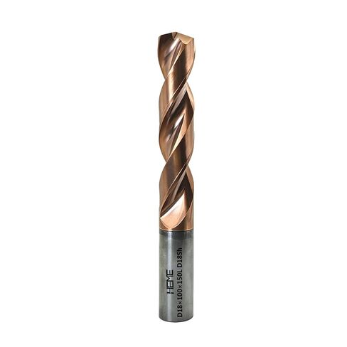 HEME Tools Solid Carbide Jobber Drills, High-Performance for Steel Alloys, 140° Point Angle, Rough Shank. Size: Shank Diameter 1/8, Cutting Diameter 1.17mm 1PC in Kuwait