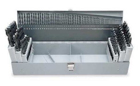 Jobber Drill Set, 115 PC, HSS, Blk Oxide in Kuwait