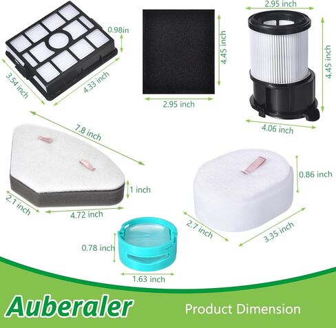 IP3251 Replacement Filter Kit for Shark IP3251, IP3251C, IP3252, IP3124 PowerDetect Vacuum, 1 HEPA Filter, 1 Auto-Empty Dock HEPA Filter, 3 Pre-Motor Filters, 3 Post-Motor Filters, 2 Odor Cartridges in Kuwait