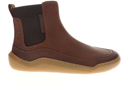 Vivobarefoot Womens Gobi Round Toe Chelsea Casual Boots Ankle Low Heel 1-2" - Brown in Kuwait