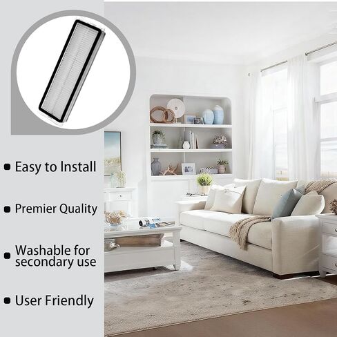 (8 Pack) Replacement HEPA Filters For Dreame D20 Plus/ProPlus Robot Vacuum | HEPA Filtration, Dust Blocking, Easy Install, Vacuum Replacement Parts, Household Cleaning Accessory in Kuwait