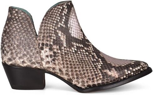 Women's Natural Python Pointed Toe Bootie By Corral C3832 in Kuwait