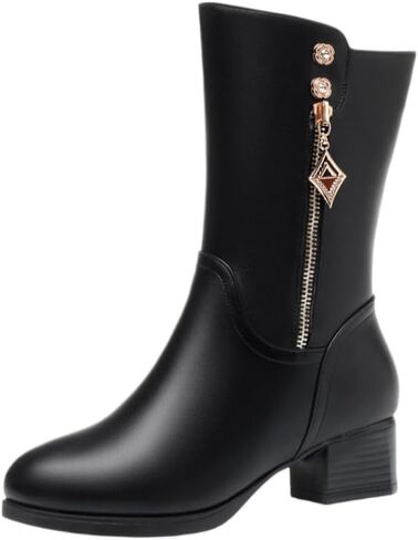 Lady's winter large-size ankle boots - warm and comfortable in Kuwait