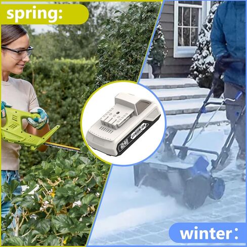 2Pack 3500mAh Battery for Snow Joe 24V Battery, Compatible with Snow Joe 24V 24VBAT-LTW 24VBAT-LTE 24VBAT-LT 24VBAT 24V-X2-SB18 24VBAT-XR iON+ in Kuwait