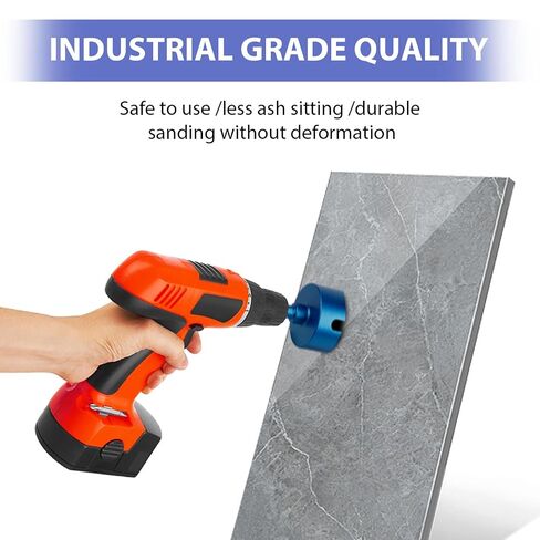 11 Pcs Diamond Hole Saw Set, 6/10/12/20/25/30/35/40/45/50mm Tile Hole Saw Kit with Drilling Drill bit for Porcelain, Ceramic Tile, Granite, Marble, Masonry(1/4"-2") in Kuwait