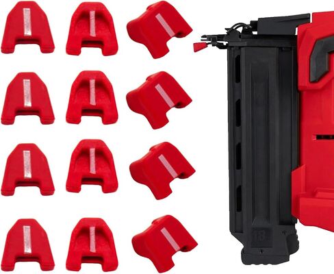 12 Pack 42-38-0017 No-Mar Pad Kit Compatible with 2746-20 Finish Nailer & 18 Gauge Brad Nailers, Rubber Nose Cushion Replacement Tips in Kuwait