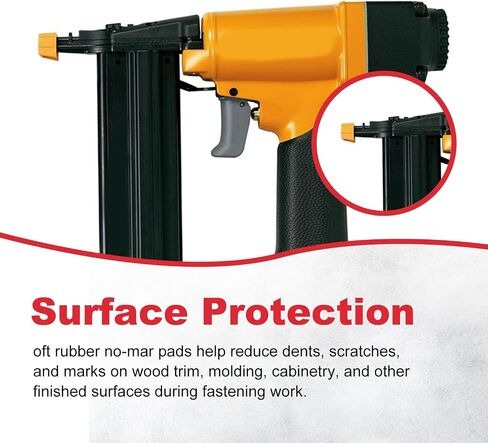 12 Pack 42-38-0017 No-Mar Pad Kit Compatible with 2746-20 Finish Nailer & 18 Gauge Brad Nailers, Rubber Nose Cushion Replacement Tips in Kuwait