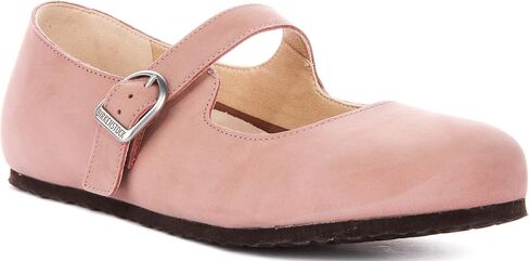 Birkenstock Santa Clarita Women's Mary Jane Ballet Flat Natural Leather Shoes in Kuwait