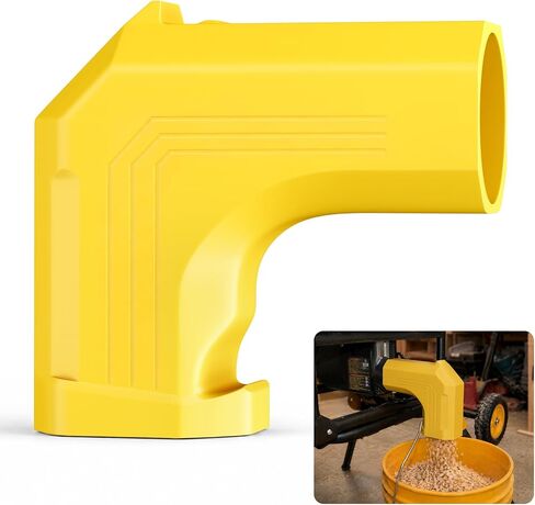 Table Saw Dust Collector Adapter for DWE7485 – 2.5'' Dust Port for Table Saw Dust Collection, Sturdy PETG, Snap-On Design & Dual Hooks Hold Any Bucket for Efficient Sawdust Capture in Kuwait