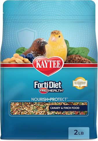 Kaytee Forti-Diet Pro Health Canary & Finch Pet Bird Food, 2 Pound in Saudi Arabia
