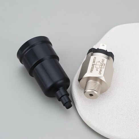 SING F LTD Adjustable Air Pressure Switch QPM10-NO/NC 1/4 Inches Thread for Industrial Automation and Mechanical Equipment, 0.1-1 Mpa in Kuwait