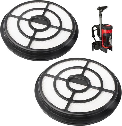 49-90-1963 Replacement Filter 2 Pack Compatible with Milwaukee M18 3 In 1 Backpack Vac Vacuum Filter 0885-21HD 0885-20 in Kuwait