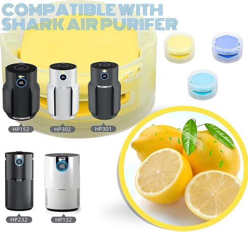 6 Pack Replacement for Shark Odor Neutralizer Cartridge AZ3002 HZ3002 Accessories for Shark Vacuum Cleaner Odor Neutralizer/air Purifier HP302.1541fc3000 Fragrant odor (More fragrances) in Kuwait
