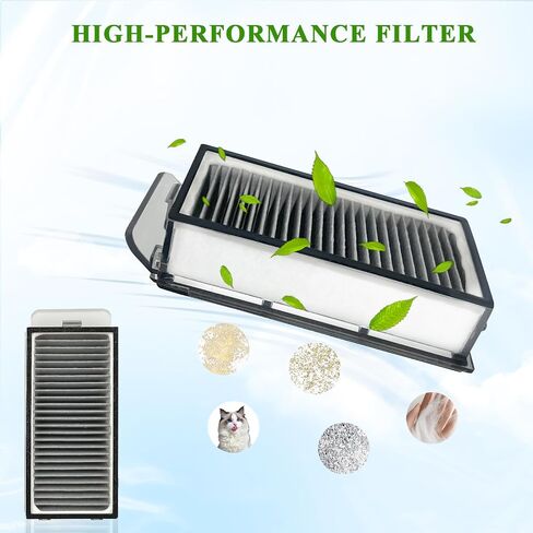 Replacement Filter for Dreame X50 Ultra, L50 Ultra,X50 Ultra Complete, X50 Master, L40s Pro Ultra, Mova V50 Ultra Robot Vacuum, 4 Pack HEPA Filters in Kuwait