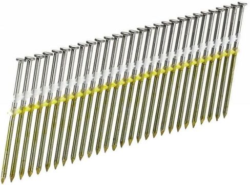 Senco GL24ASBS 2-3/8" x 0.113 HDG Ring Shank 20° Plastic Strip Full Round Head Framing Nails - 2500 per Package in Kuwait