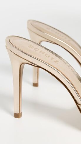 SCHUTZ Women's Cloe Heel Sandals, Platina, 6.5 Medium US in Kuwait