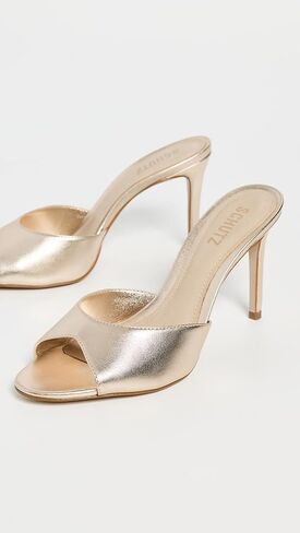 SCHUTZ Women's Cloe Heel Sandals, Platina, 6.5 Medium US in Kuwait