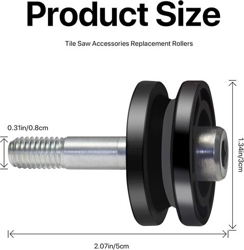 NEBOO Table Roller Replacement For Ridgid Tile Saw 305784005, 305784001, DT180EVO, R4030, R4031, R4030S, R4031S, R40311 (3) in Kuwait