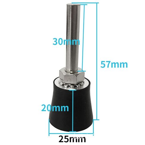 3PCS 1 Inch Black Sand Tray Attachment with 1/4 Inch Handle Quick Change Roll Lock Grinding Wheel Polishing Pad Clamping Adapter Suitable for Surface Treatment and Paint Removal in Kuwait