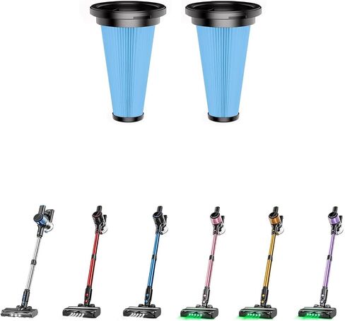 2Pack Hepa Filters Replacement Compatible with Cordless Vacuum A27/H28, Washable Filters Compatible with A27 Series in Kuwait