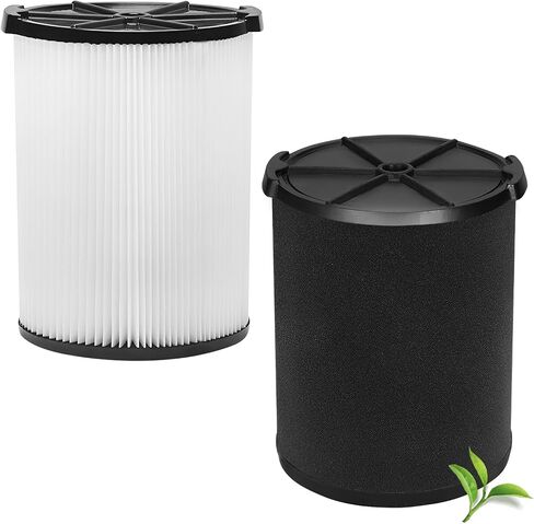 VF4000& VF7000 Replacement Filter fits Rigid Shop Vacuums 5-20 GallonStandard H13 HEAP Wet/Dry Rigid Shop Vac Filters Compatible with Husky 6-9 Gallon Vacs & Craftsman Vacs in Kuwait