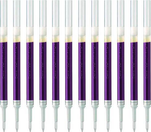 Pentel LR7-V Refills for EnerGel Gel Pen, 0.7mm Metal Tip, Violet Ink, Pack of 12 in Saudi Arabia