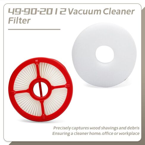 49-90-2012 Vacuum Filter Compatible with Milwaukee M18 FUEL Compact Vacuum Cleaner 0940-20 Only, Replacement for HEPA Washable Filtration Part with Foam in Kuwait