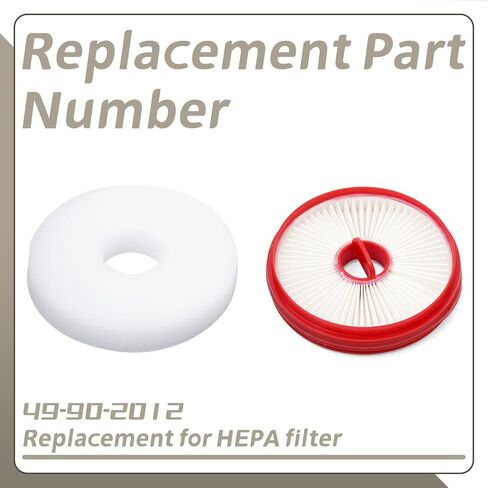 49-90-2012 Vacuum Filter Compatible with Milwaukee M18 FUEL Compact Vacuum Cleaner 0940-20 Only, Replacement for HEPA Washable Filtration Part with Foam in Kuwait