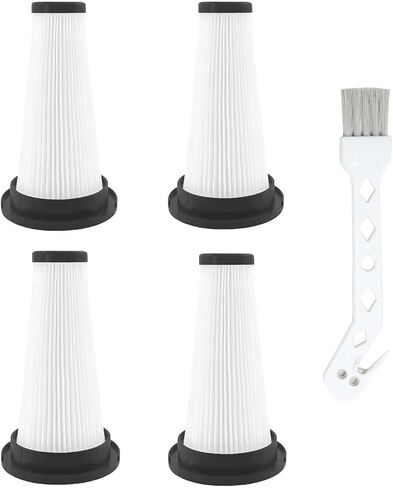 T350 Replacement Filters for Trucozie T350, TITIPOY A27R/A27D, SUXIANGVAC USA27G/A27G/A27P, OIRFND, VOKENE A27, Vacusion VBS-01, MBYULO EHBR-A001-V01, Vicease A27 Cordless Vacuum Cleaner, 4 Pack in Kuwait