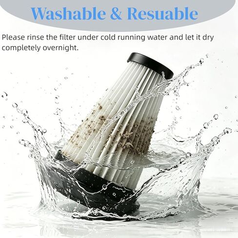 T350 Replacement Filters for Trucozie T350, TITIPOY A27R/A27D, SUXIANGVAC USA27G/A27G/A27P, OIRFND, VOKENE A27, Vacusion VBS-01, MBYULO EHBR-A001-V01, Vicease A27 Cordless Vacuum Cleaner, 4 Pack in Kuwait