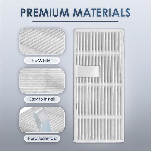 (11 Pieces) C20 Omni Replacement HEPA Filters Compatible With Eufy Omni C20/ C10 Robotic Vacuum Cleaner, Replacement Parts Filters in Kuwait