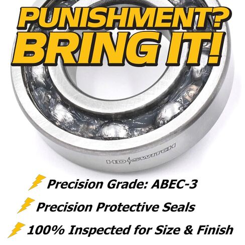 3 Kits - Spindle Bearing & Seal Rebuild Kit for Dixie Chopper Blackhawk & Black Hawk HP 48" 54" 60" 2248 2548 2454 2554 2460 2560 Zero Turn Mowers - Premium C3 High Speed Upgrade in Kuwait