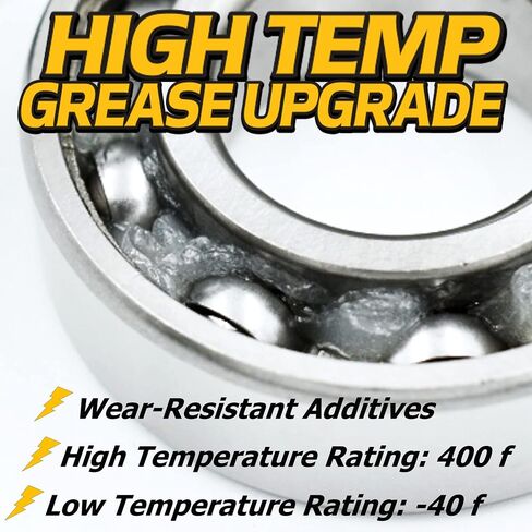 3 Kits - Spindle Bearing & Seal Rebuild Kit for Dixie Chopper Blackhawk & Black Hawk HP 48" 54" 60" 2248 2548 2454 2554 2460 2560 Zero Turn Mowers - Premium C3 High Speed Upgrade in Kuwait