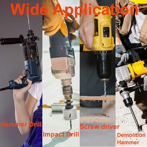 Hammer Drill Handle,1.57-2 Inch Clamping Range,Ergonomic Auxiliary Handle,Adjustable Side-Handle for Rotary Hammer,Hammer Drill,Impact Drill,Demolition Hammer,Screw Driver Handle Replacement in Kuwait